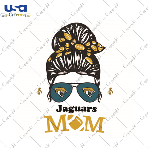 Gift For Mom, NFL Gift For Jaguars Mom Diy Crafts Svg Files For Cricut, Silhouette Sublimation Files - USA Cricut