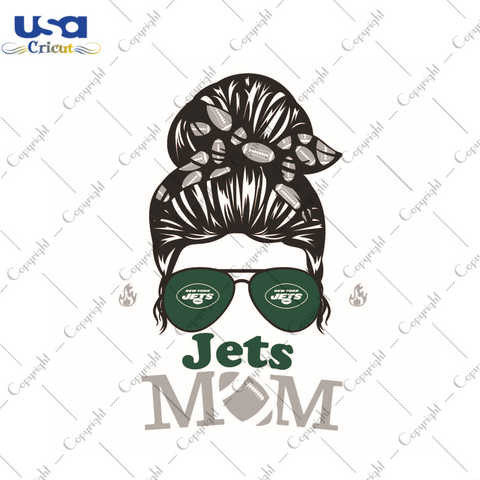 Gift For Mom, NFL Gift For Jets Mom Diy Crafts Svg Files For Cricut, Silhouette Sublimation Files - USA Cricut