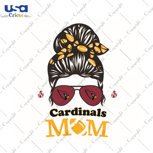 Mom Gift, NFL Gift For Cardinals Mom Diy Crafts Svg Files For Cricut, Silhouette Sublimation Files - USA Cricut