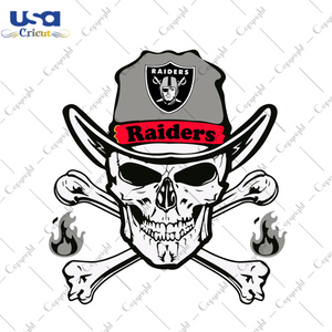 Nfl Las Vegas Raiders Skull Shirt Diy Crafts Svg Files For Cricut, Silhouette Sublimation Files - USA Cricut