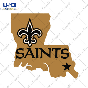 Nfl New Orleans Saints Logo Shirt Diy Crafts Svg Files For Cricut, Silhouette Sublimation Files - USA Cricut