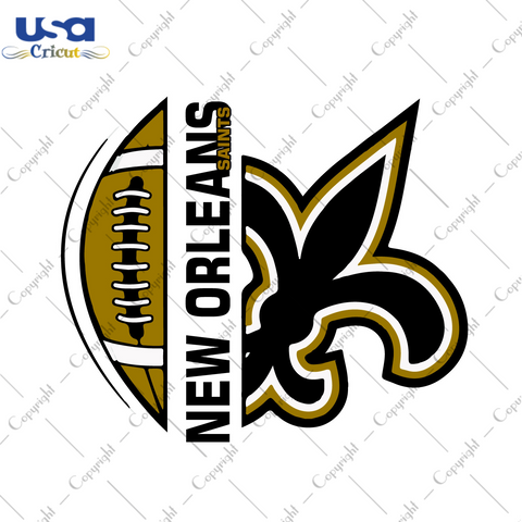 Nfl New Orleans Saints Logo Gift Diy Crafts Svg Files For Cricut, Silhouette Sublimation Files - USA Cricut