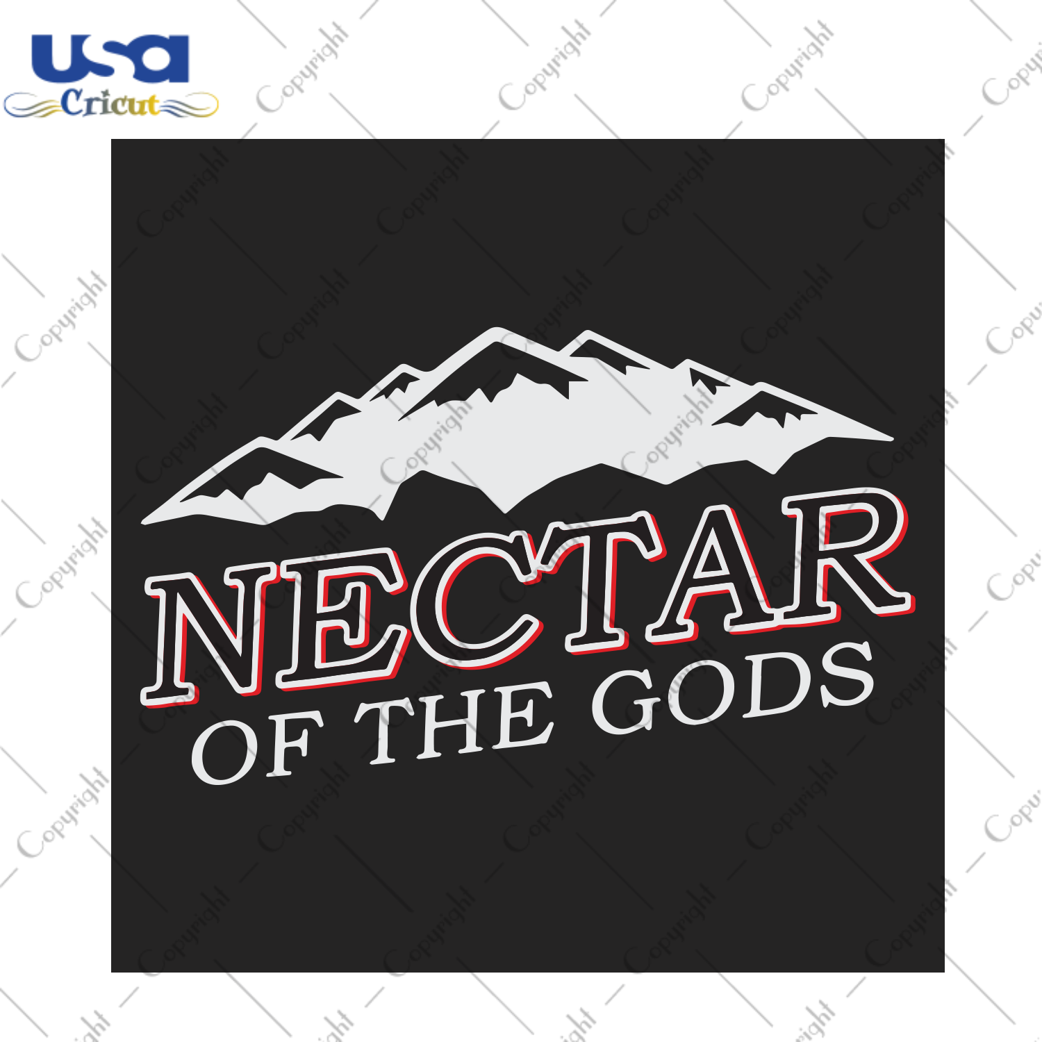 Nectar of the Gods Trending Gift Diy Crafts Svg Files For Cricut, Silhouette Sublimation Files