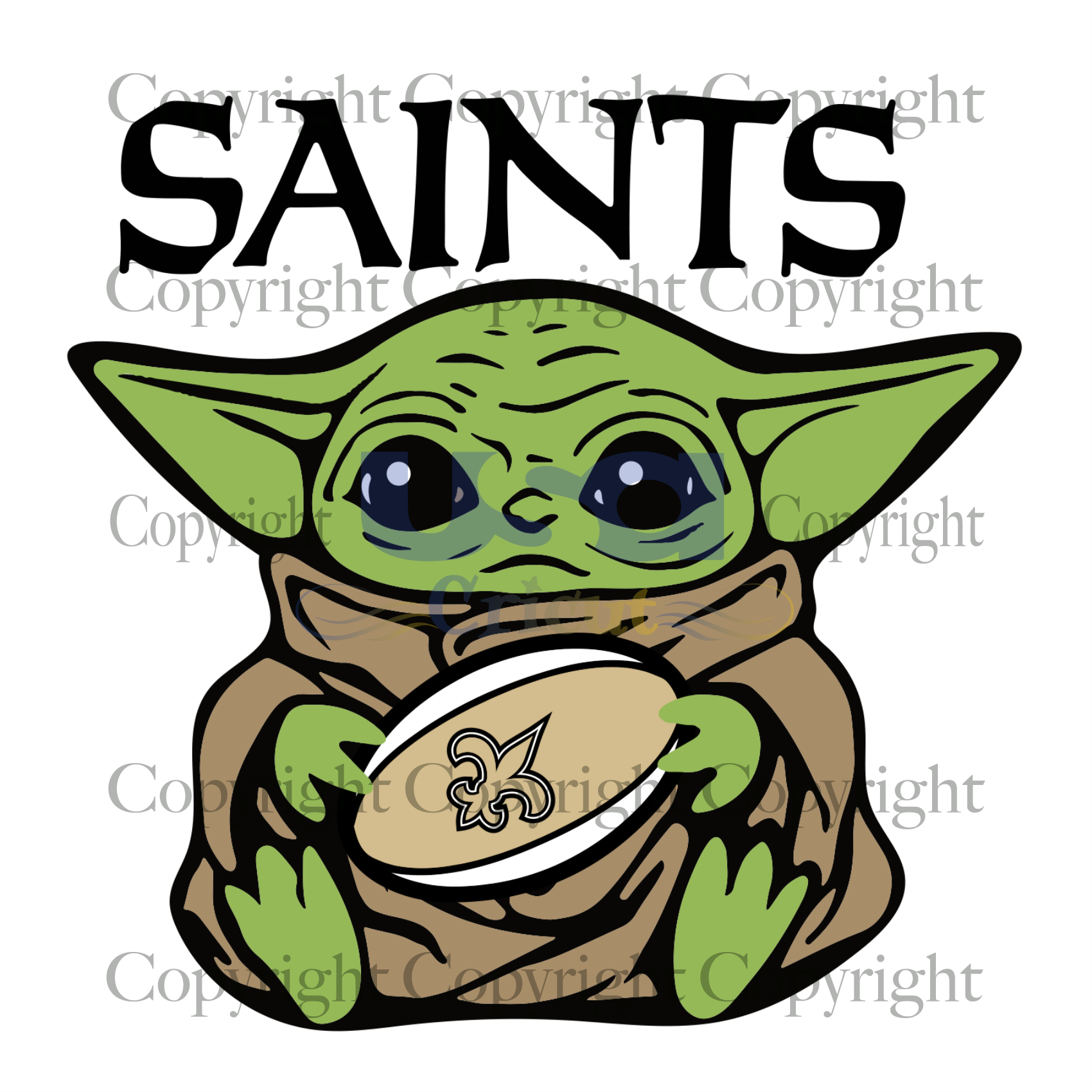 New Orleans Saints Baby Yoda, Sport Svg, Baby Yoda Svg, New Orleans Saints Svg, Diy Crafts SVG Files For Cricut, Silhouette Sublimation Files Shirt Design Ideas  Instant Download - USA Cricut