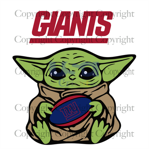 New York Giants Baby Yoda, Sport Svg, Baby Yoda Svg, New York Giants Svg, Diy Crafts SVG Files For Cricut, Silhouette Sublimation Files Shirt Design Ideas  Instant Download - USA Cricut