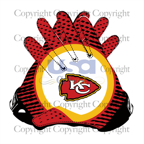 Nfl Chiefs Gloves Logo Svg, Sport Svg, Nfl Team Logo, Diy Crafts SVG Files For Cricut, Silhouette Sublimation Files Shirt Design Ideas  Instant Download - USA Cricut