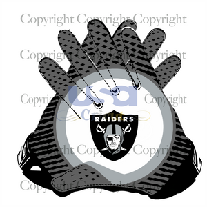 Nfl Raiders Gloves Logo Svg, Sport Svg, Nfl Team Logo, Diy Crafts SVG Files For Cricut, Silhouette Sublimation Files Shirt Design Ideas  Instant Download - USA Cricut