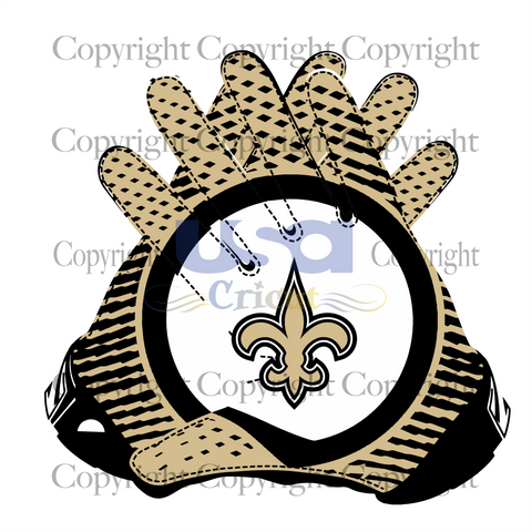 Nfl Saints Gloves Logo Svg, Sport Svg, Nfl Shirt Svg, Diy Crafts SVG Files For Cricut, Silhouette Sublimation Files Shirt Design Ideas  Instant Download - USA Cricut