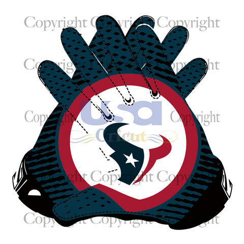 Nfl Texans Gloves Logo Svg, Sport Svg, Diy Crafts SVG Files For Cricut, Silhouette Sublimation Files Shirt Design Ideas  Instant Download - USA Cricut