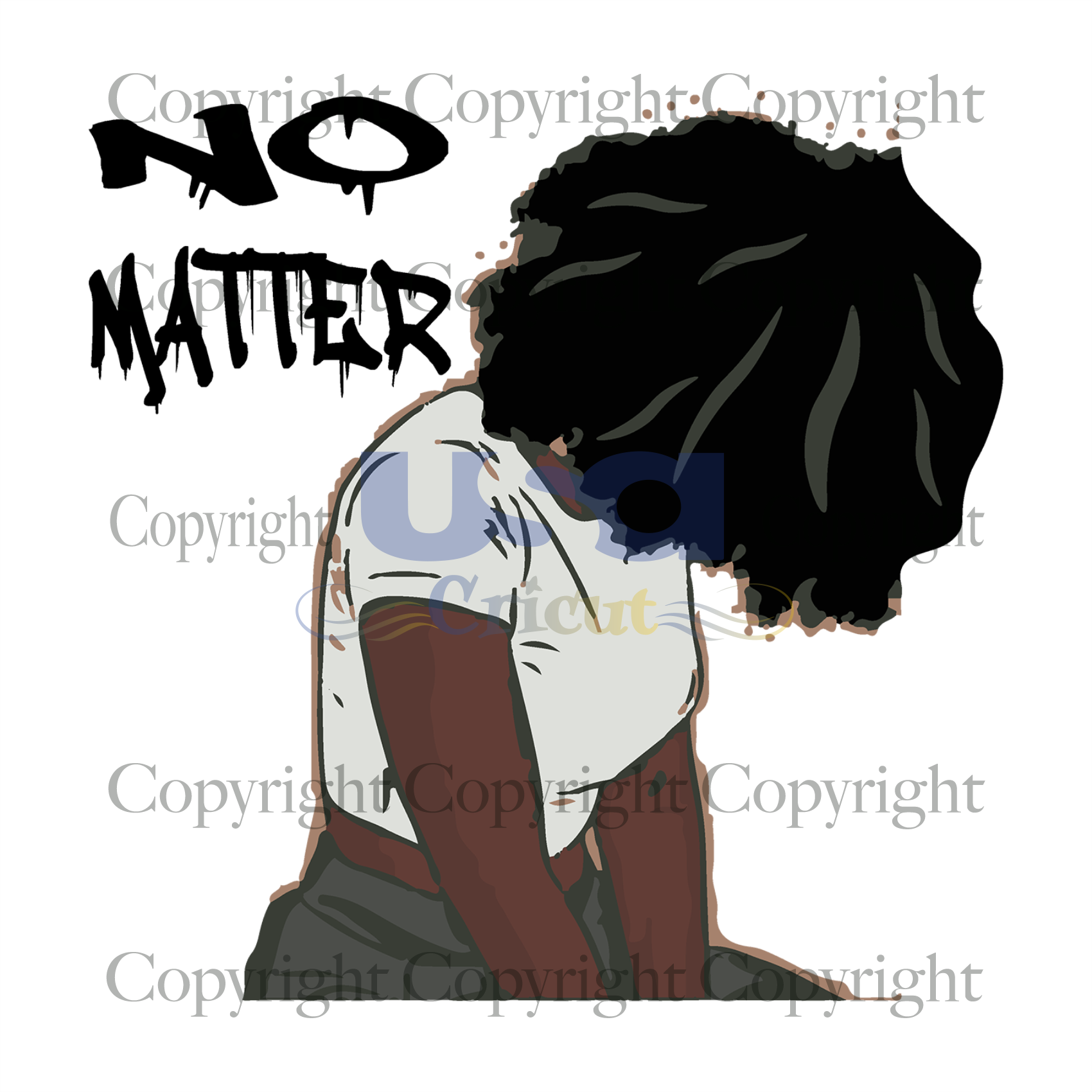 No Matter Black Woman Svg, Black Girl Magic, Melanin Svg, Printable Cricut & Silhouette Sublimation files Instant Download - USA Cricut