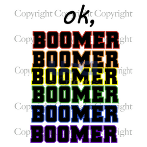 OK Boomer Svg, Trending Svg, Okay Svg, Boomer Svg, FCricut & Silhouette Sublimation Instant Download File - USA Cricut