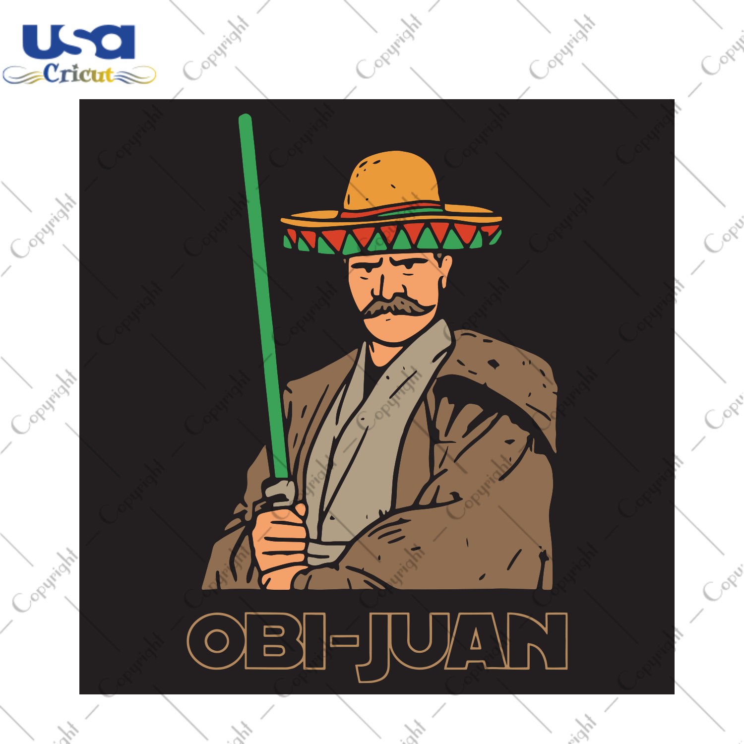 Obi Juan Funny Cinco De Mayo Mexican Movie Nerd Lover Trending Gift Diy Crafts Svg Files For Cricut, Silhouette Sublimation Files