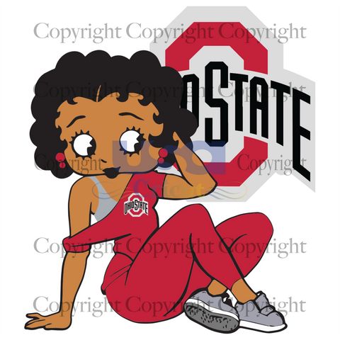 Ohio State Betty Boop, Sport Svg, Football Svg, Betty Boop Svg, Diy Crafts SVG Files For Cricut Instant Download File - USA Cricut