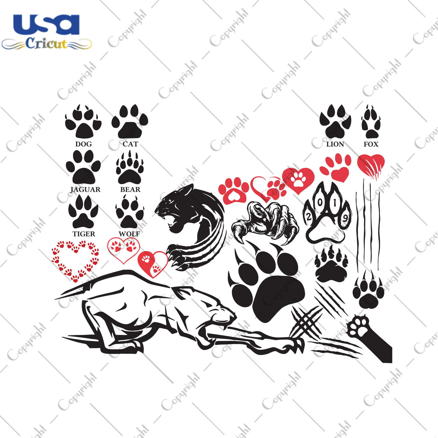 PAW PRINT Trending Gift Diy Crafts Svg Files For Cricut, Silhouette Sublimation Files