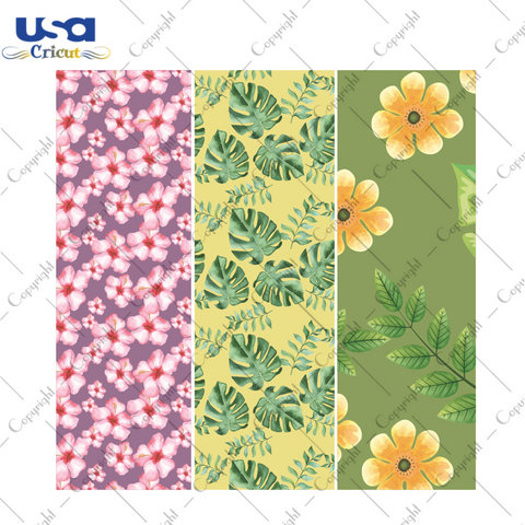 Flower Pattern Print Diy Crafts Svg Files For Cricut, Silhouette Sublimation Files - USA Cricut