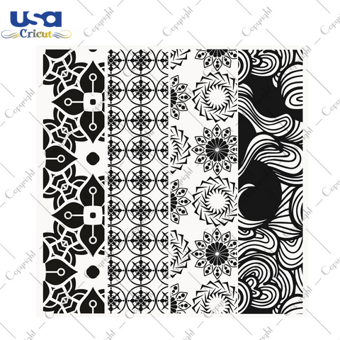 Floral Pattern Print Gift Diy Crafts Svg Files For Cricut, Silhouette Sublimation Files - USA Cricut