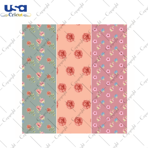 Floral Pattern Print Shirt Diy Crafts Svg Files For Cricut, Silhouette Sublimation Files - USA Cricut