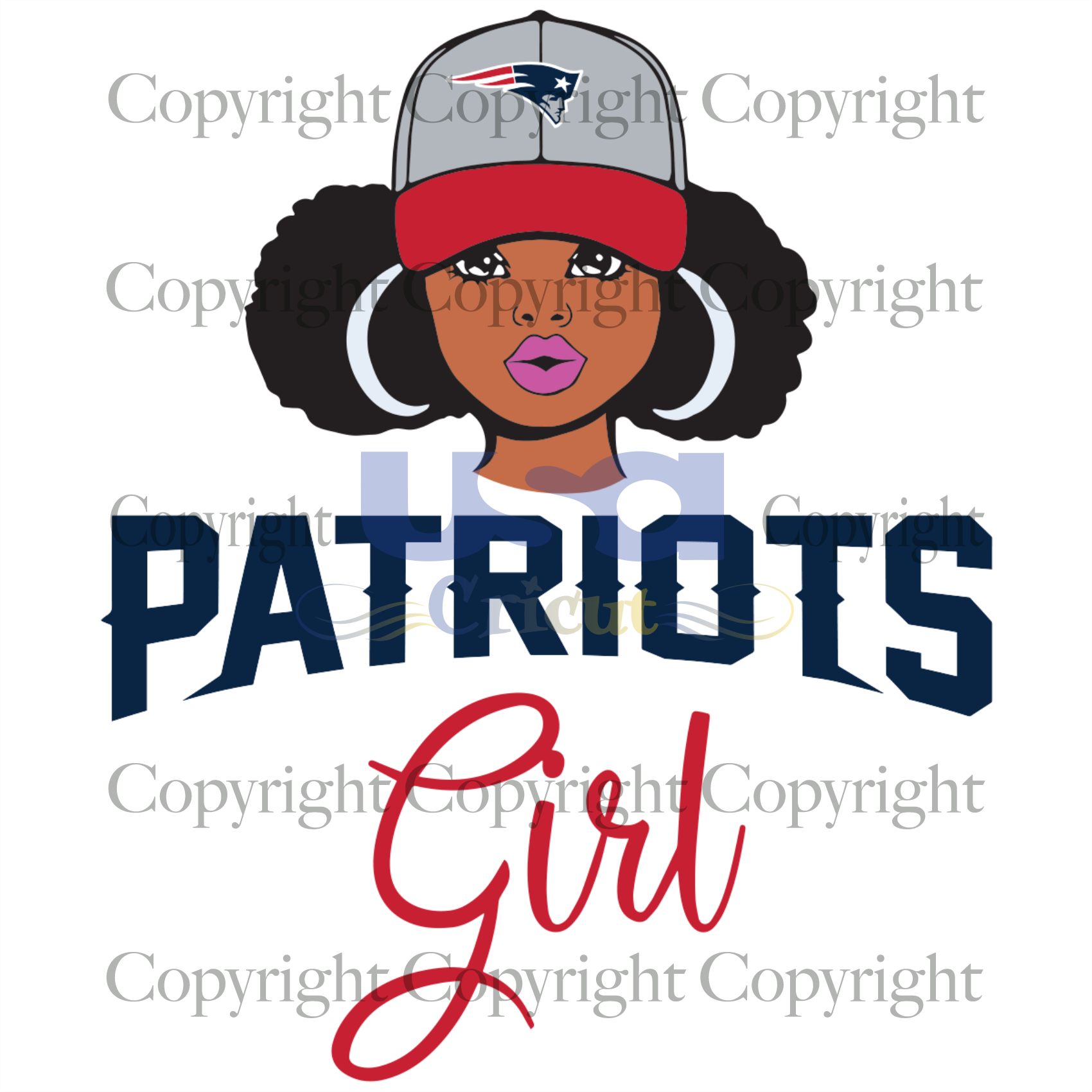 Patriots Svg, Black Girl Svg, Black Woman, New England Patriots Girl, Diy Crafts SVG Files For Cricut Instant Download File - USA Cricut