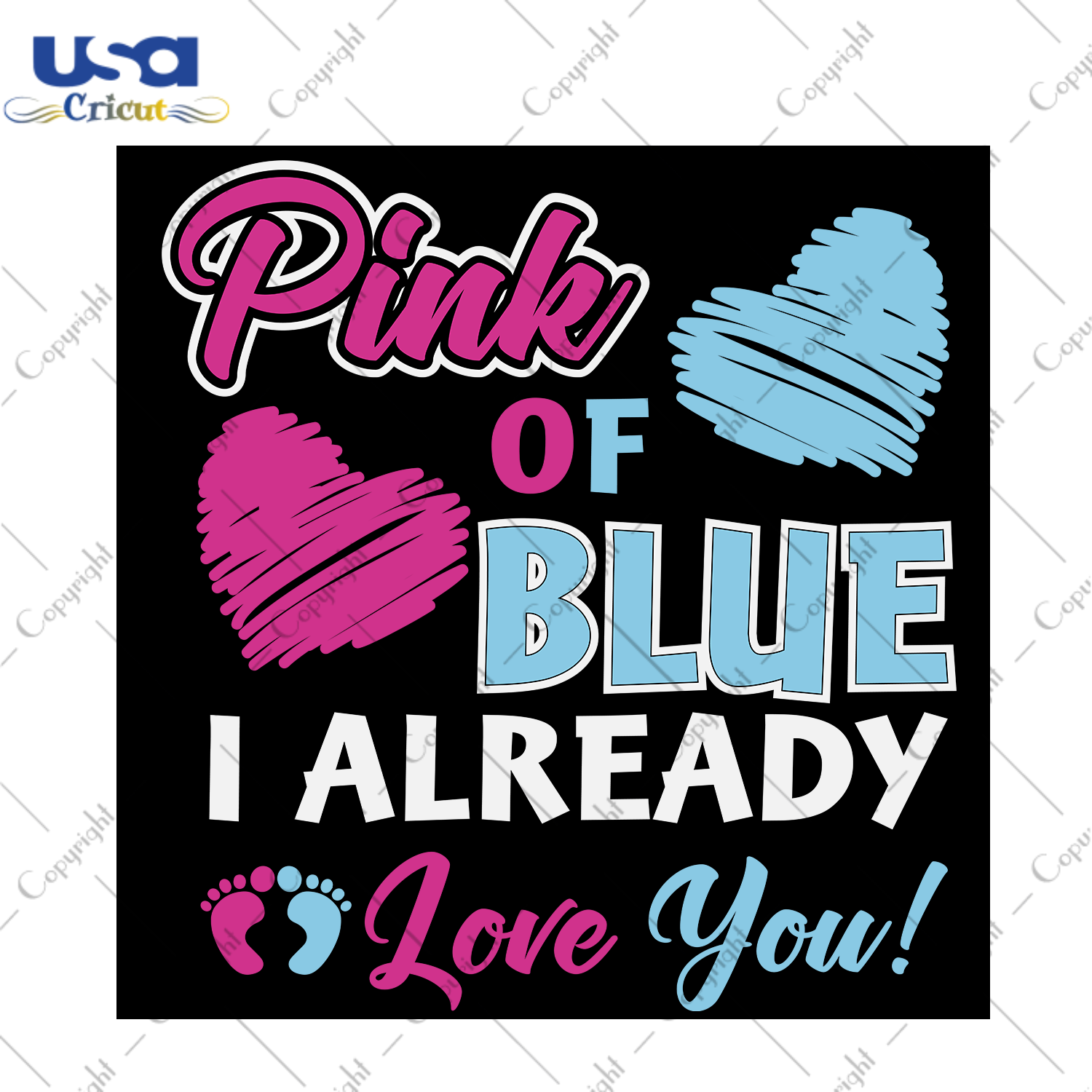 Pink Of Blue I Already Love You, Trending Svg, Cute Pregnancy Announcement Svg, Cute Pregnancy Announcement Shirt Svg, Gender Reveal Svg, Pregnant Shirt Svg, Pregnant Svg, Maternity Shirt Svg