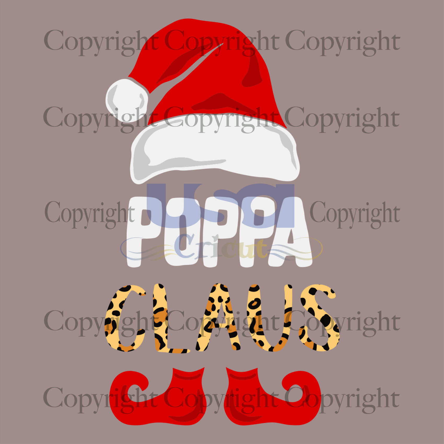 Poppa Claus, Christmas Svg, Christmas Poppa, Santa Claus Svg, Leopard Claus, Poppa Claus Shirt, Xmas Claus Lover, Merry Christmas, Christmas Day, Christmas Holiday, Christmas Gift Ideas, Xmas