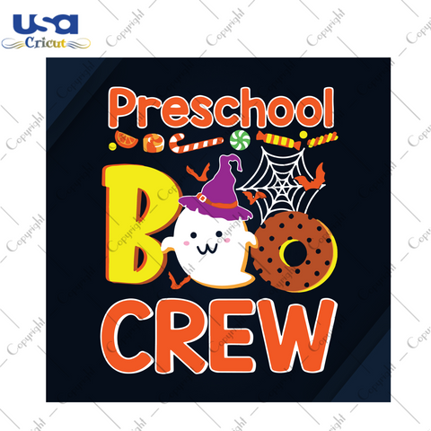 Preschool Boo Crew, Halloween Svg, Preschool Svg, Boo Svg, Back To School, Preschool Gift, Preschool Shirt, Preschool Gift, Halloween Gift, Halloween Shirt, Scary Halloween, Halloween Party, 