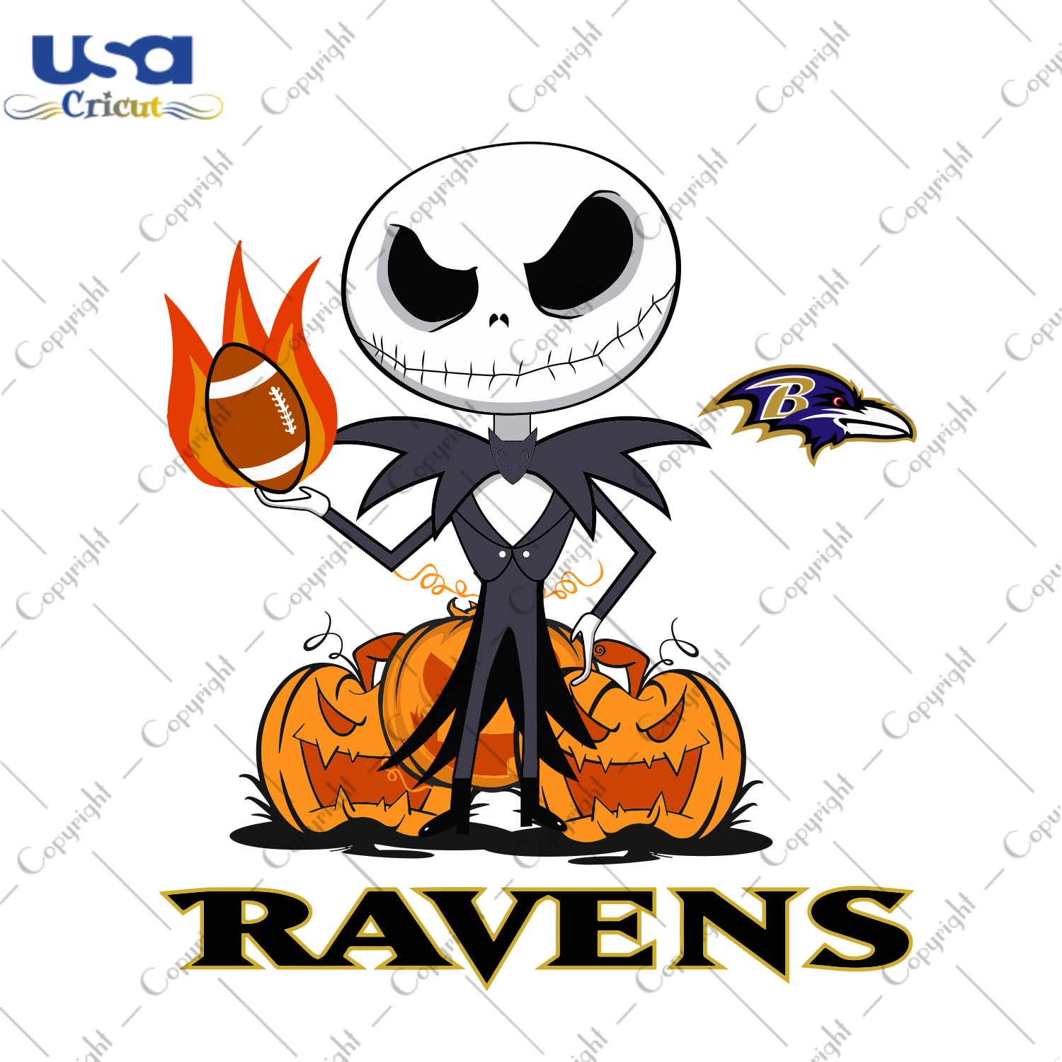 Ravens NFL, Halloween Svg, Halloween Svg, Happy Halloween, Halloween Gift, Halloween Shirt, Halloween Icon, Halloween Vector, Ravens Svg, Ravens Basketball Team, Nightmare Svg, Nightmare Man,