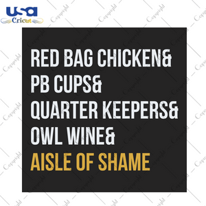 Red bag chicken and pb cups Trending Gift Diy Crafts Svg Files For Cricut, Silhouette Sublimation Files