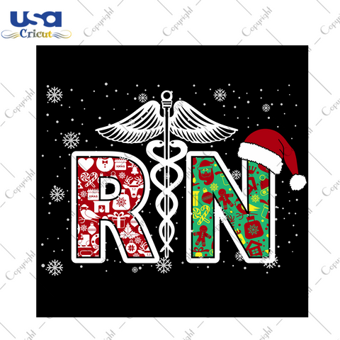 Registered Nurse Christmas Svg, Christmas Svg, Xmas Svg, Merry Christmas, Christmas Gift, Nurse Gift, Christmas Nursing, Registered Nurse, Nurse Svg, Gifts For Nurse, RN Christmas, Nursing - 