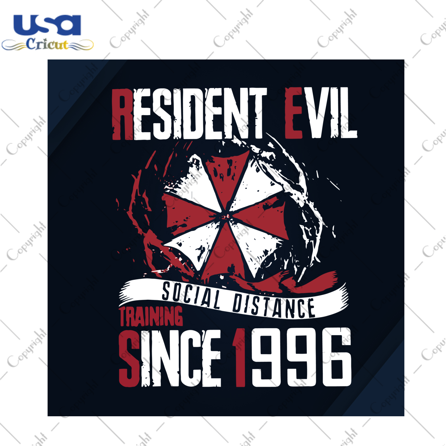 Resident Evil Social Distance Training Since 1996, Trending Svg, Resident Svg, Resident Evil Svg, Social Distance Svg, Evil Svg, 1996 birthday, Umbrella Corporation Svg, Raccoon City Svg, Bor