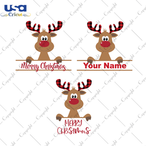 Rodolph Merry Christmas Svg, Christmas Svg, Xmas Svg, Christmas Gift, Merry Christmas, Holidays Svg, Cute Reindeer, Christmas Holiday, Rudolph Svg, Reindeer Svg, Christmas Reindeer, Reindeer 