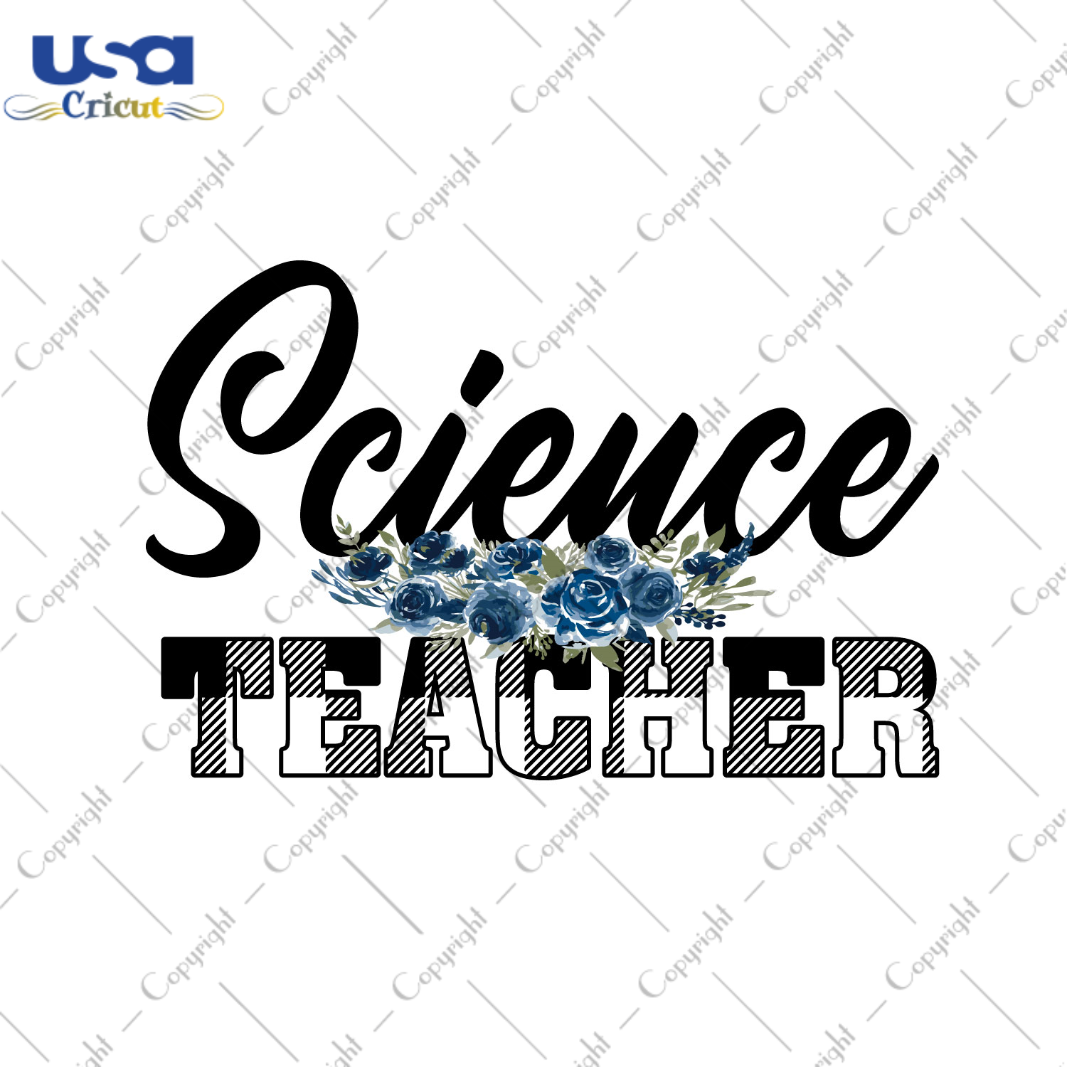 Science Teacher Black & White Plaid Diy Crafts Svg Files For Cricut, Silhouette Sublimation Files - USA Cricut