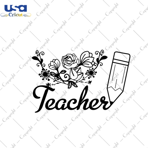 Teacher Gift Idea Diy Crafts Svg Files For Cricut, Silhouette Sublimation Files - USA Cricut