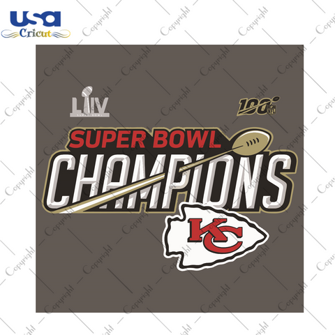 Super Bowl Champions Kansas City Sport Gift Diy Crafts Svg Files For Cricut, Silhouette Sublimation Files