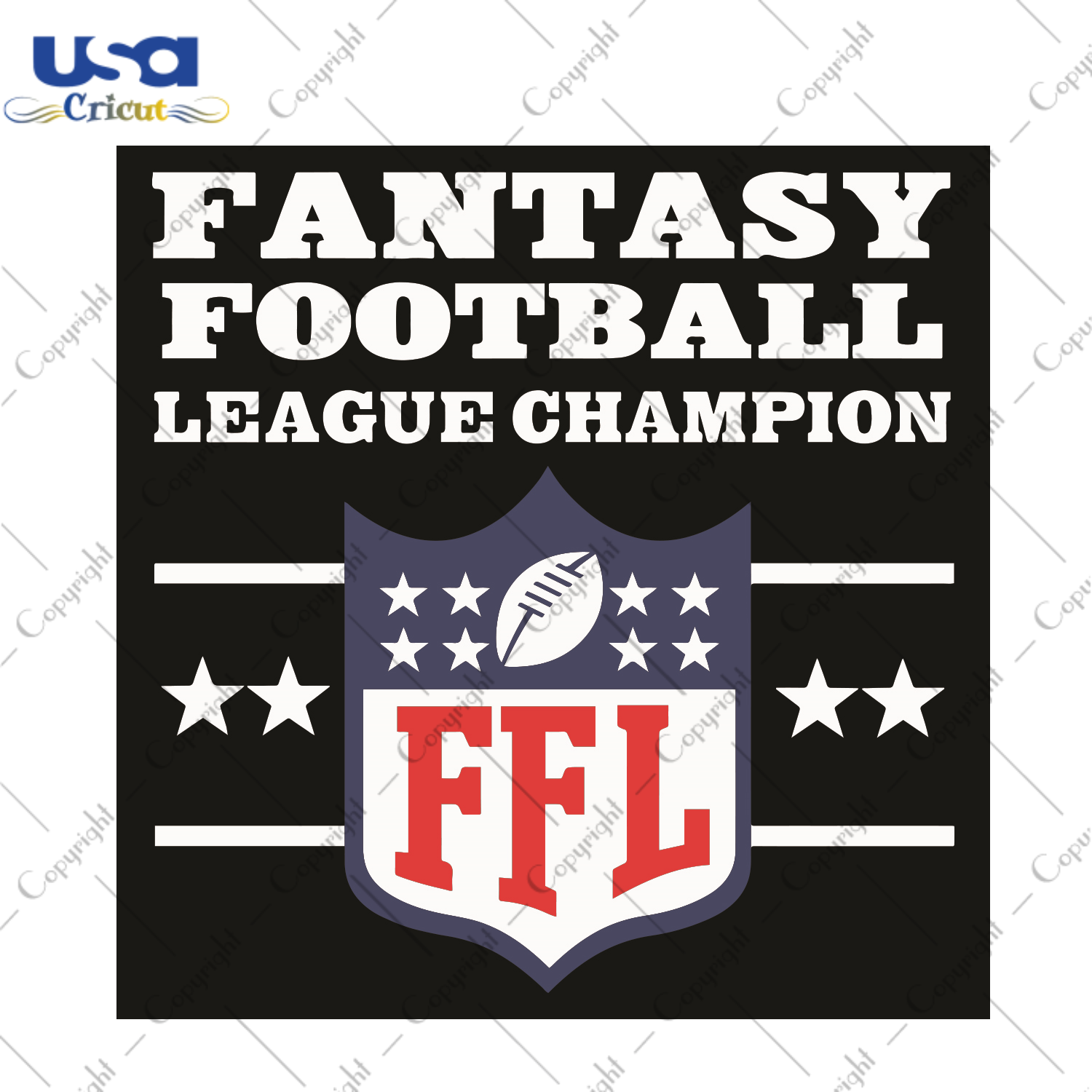 Fantasy Football League Champion FFL Sport Gift Diy Crafts Svg Files For Cricut, Silhouette Sublimation Files