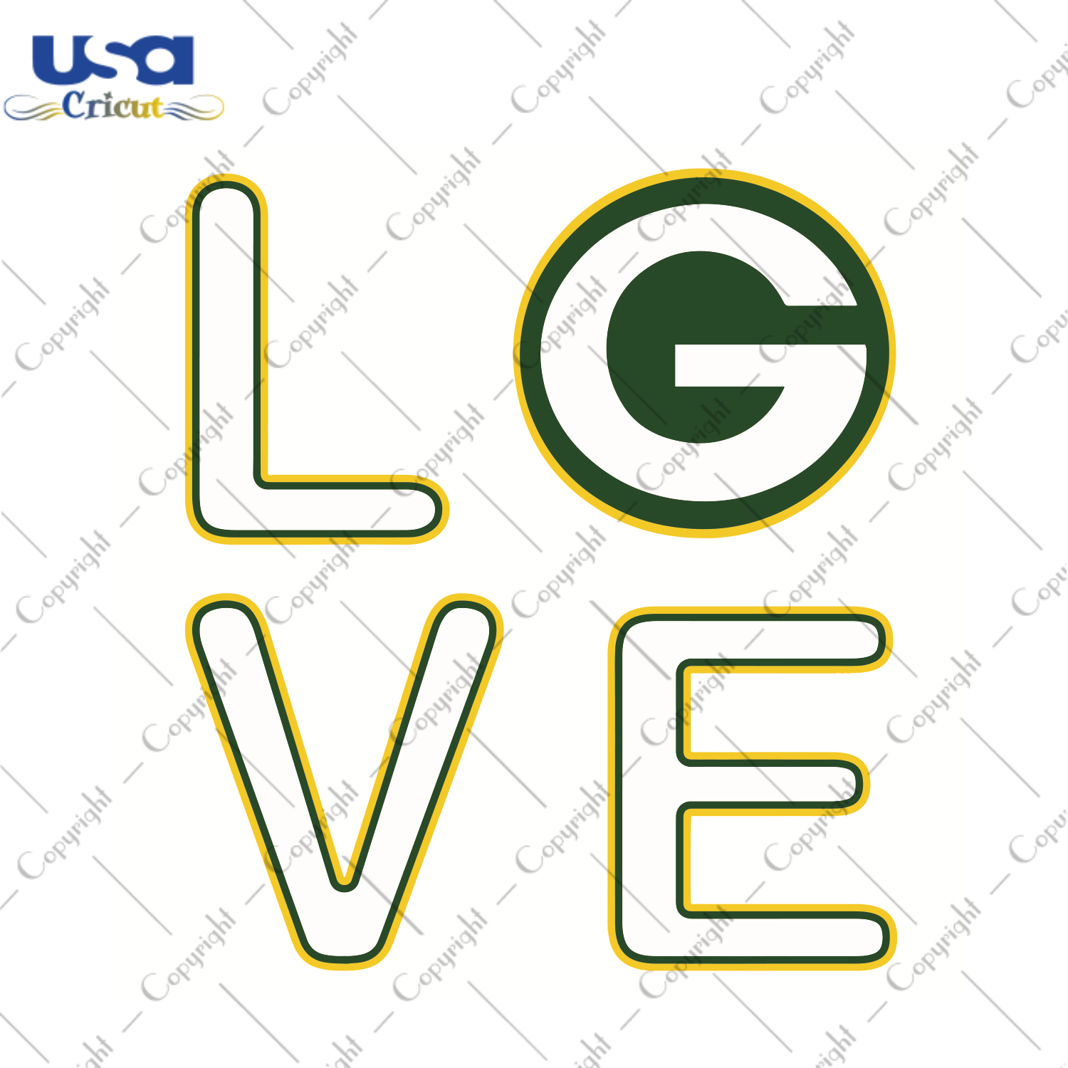 Green Bay Packers Love Sport Gift Diy Crafts Svg Files For Cricut, Silhouette Sublimation Files