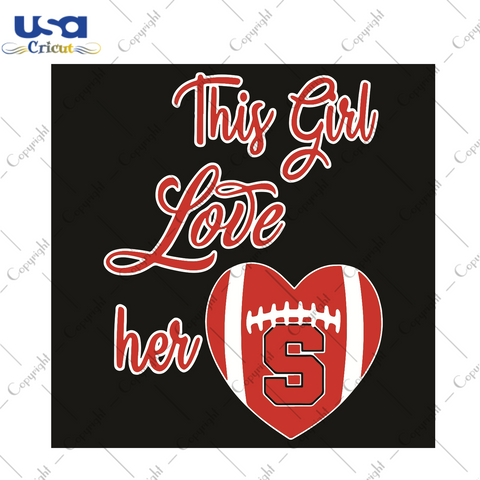 This Girl Love Hear Heart Sport Gift Diy Crafts Svg Files For Cricut, Silhouette Sublimation Files