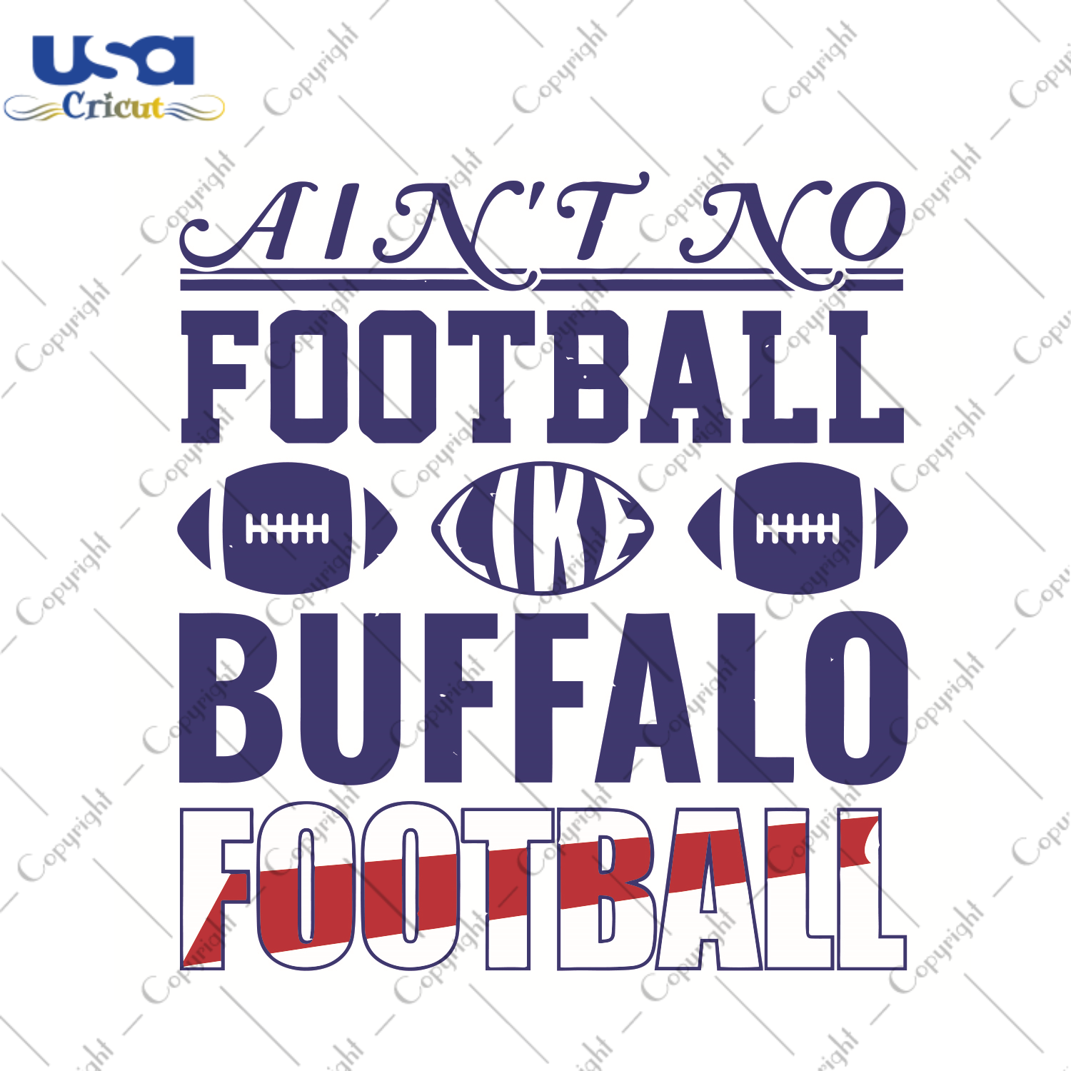 Ain t No Football Like Buffalo Football Sport Gift Diy Crafts Svg Files For Cricut, Silhouette Sublimation Files