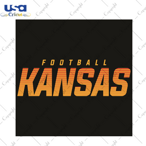 Football Kansas Sport Gift Diy Crafts Svg Files For Cricut, Silhouette Sublimation Files