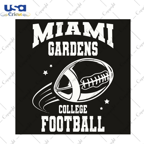 Miami Gardens College Football Sport Gift Diy Crafts Svg Files For Cricut, Silhouette Sublimation Files