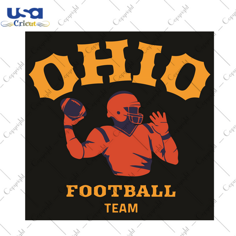 Ohio Football Team Sport Gift Diy Crafts Svg Files For Cricut, Silhouette Sublimation Files