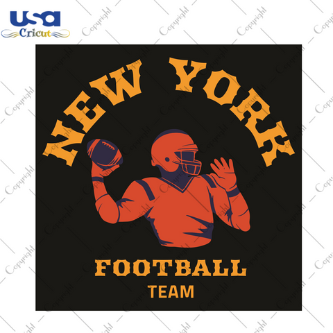 New York Football Team Sport Gift Diy Crafts Svg Files For Cricut, Silhouette Sublimation Files