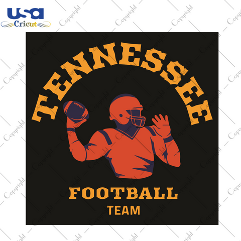 Tennessee Football Team Sport Gift Diy Crafts Svg Files For Cricut, Silhouette Sublimation Files