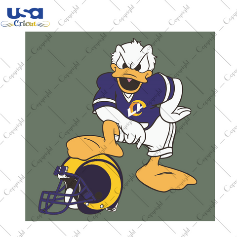 Donald Duck Los Angeles Chargers Sport Gift Diy Crafts Svg Files For Cricut, Silhouette Sublimation Files