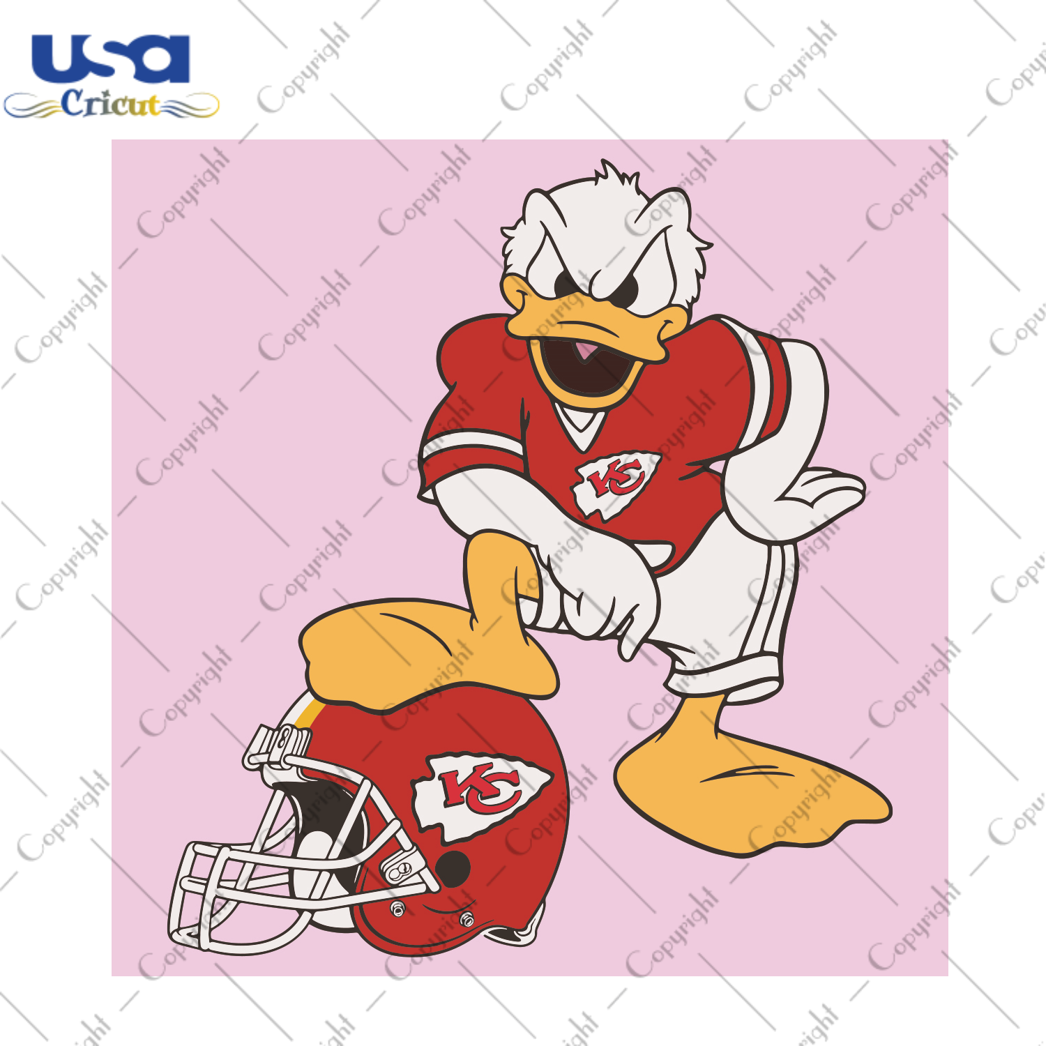 Donald Kansas City Chiefs Sport Gift Diy Crafts Svg Files For Cricut, Silhouette Sublimation Files