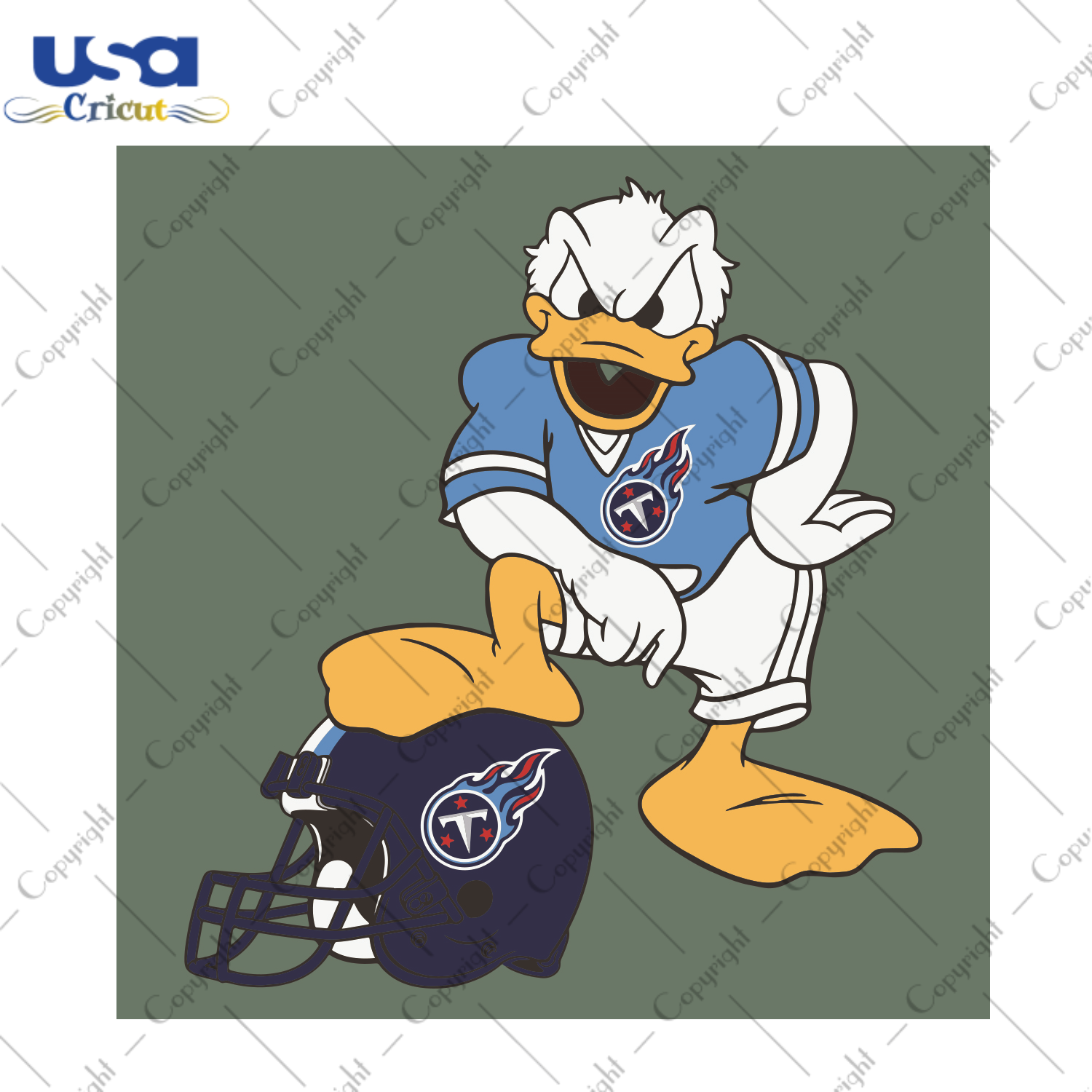 Donald Duck Tennessee Titans Sport Gift Diy Crafts Svg Files For Cricut, Silhouette Sublimation Files