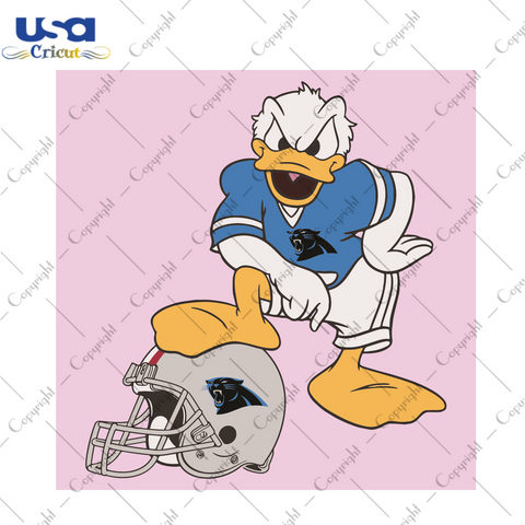 Donald Duck Carolina Panthers Sport Gift Diy Crafts Svg Files For Cricut, Silhouette Sublimation Files