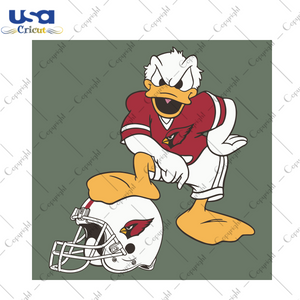 Donald Duck Arizona Cardinals Sport Gift Diy Crafts Svg Files For Cricut, Silhouette Sublimation Files