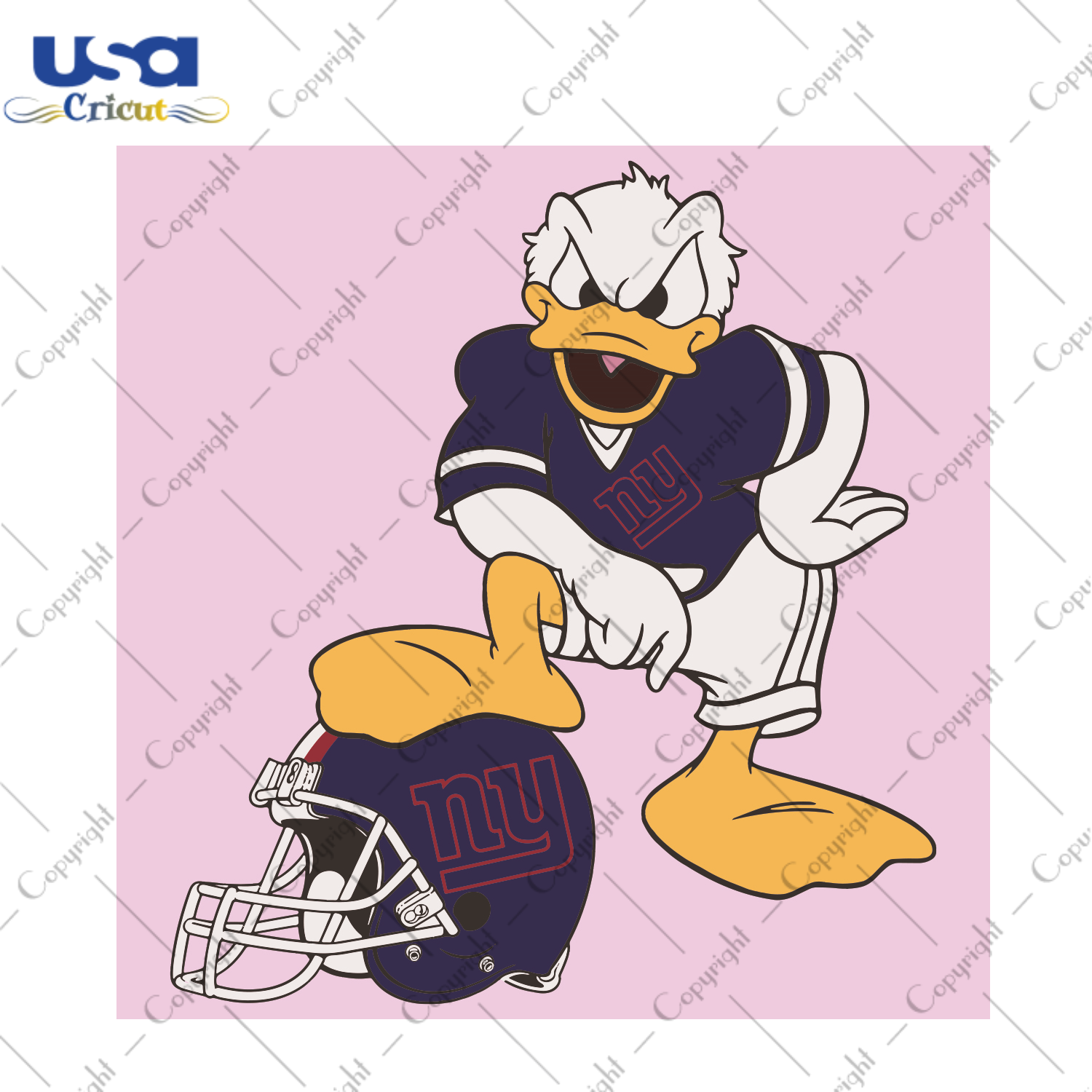 Donald Duck New York Giants Sport Gift Diy Crafts Svg Files For Cricut, Silhouette Sublimation Files