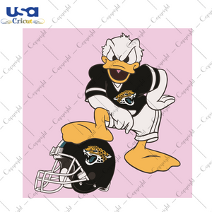 Donald Duck Jacksonville Jaguars Sport Gift Diy Crafts Svg Files For Cricut, Silhouette Sublimation Files