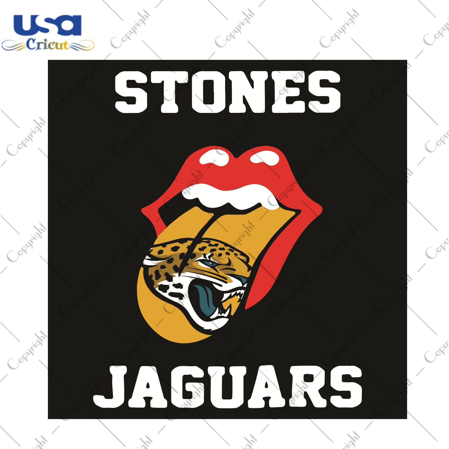 Stones Jaguars Lips Sport Gift Diy Crafts Svg Files For Cricut, Silhouette Sublimation Files